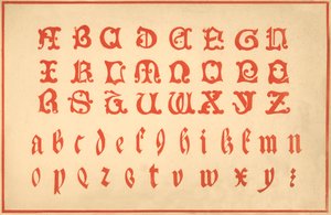Alphabet, Letters A-Z, Upper and Lower Case by Unbekannt