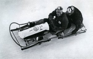 American Two-Man Bobsleigh Team, German Winter Olympic Games by Unbekannt