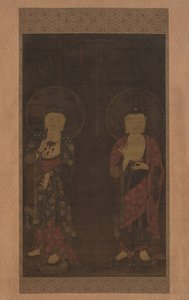 Amitabha and Kshitigarba by Unbekannt