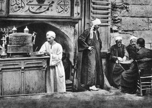 An Arabian Coffee House, Cairo, Egypt