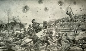 An Attack Led By A Bombing Party, 1919