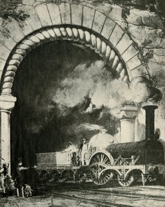 An Early Broad Gauge Train - Great Western Railway