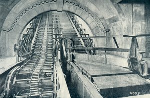 An Escalator in Course of Construction