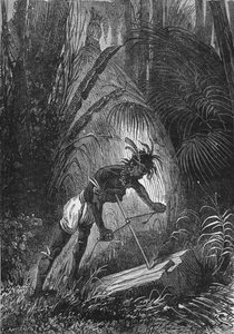An Indian Obtaining Fire by Friction