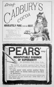 An advertising page in Yuletide