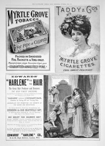 An Advertising Page in the Illustrated London News, Christmas Number