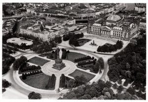 An Aerial View of the Konigsplatz, Munich, Germany, from a Zeppelin, c1931 1933 by Unbekannt
