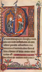 An Illuminated Page from the Vaux-Bardolf Psalter