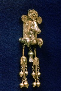 Ancient Greek Temple Pendant, c630-620 BC