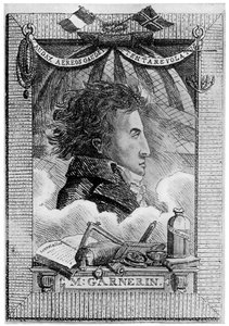 Andre Jacques Garnerin, French aeronaut and the first parachutist by Unbekannt