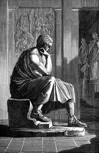 Aristotle 384-322 BC, Ancient Greek philosopher and scientist by Unbekannt