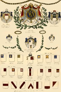 Arms of the French Empire and of the Imperial Nobility by Unbekannt
