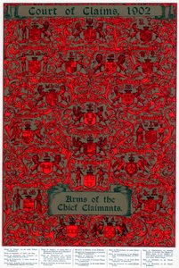 Arms of the chief claimants by Unbekannt