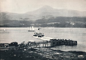 Arran - Brodick Pier and Goatfell by Unbekannt