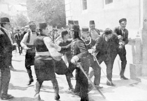 Arrest of Gavrilo Princip, Assassin of Archduke Franz Ferdinand by Unbekannt