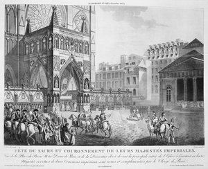 Arrival at Notre Dame, 2nd December, 1804