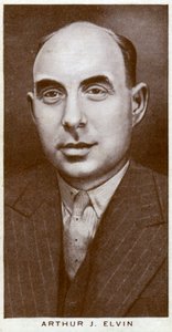 Arthur J Elvin, British boxing promoter, 1938