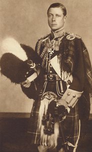 As Colonel-in-Chief, The Seaforth Highlanders, 1937