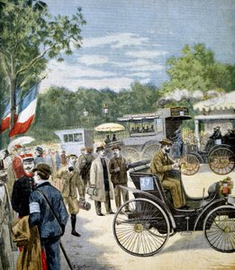 Automobile Reliability Trial Between Paris and Rouen, Sponsored by Le Petit Journal by Unbekannt