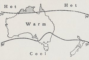 Average July Temperature, 1923 by Unbekannt