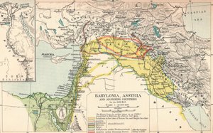 Babylonia, Assyria and Adjoining Countries, c1902