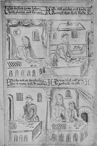 Bakers at Work MS. Add. 34, 605 by Unbekannt