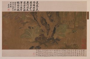 Bamboo, Frog, and Insects