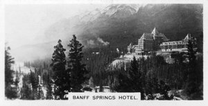 Banff Springs Hotel, Alberta, Canada by Unbekannt