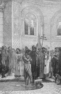 Baptism of Rollo the Pirate Chief