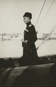 Baron Pyotr Nikolayevich Wrangel on the Yacht Lucullus. Lemnos by Unbekannt