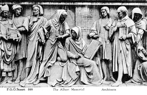 Bas Relief from the Albert Memorial, London