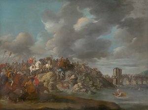 Battle Scene I by Unbekannt