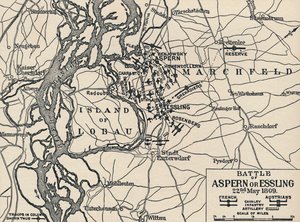 Battle of Aspern or Essling, 22nd May 1809 by Unbekannt