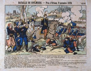 Battle of Coulmiers, Franco-Prussian War, 9th November 1870