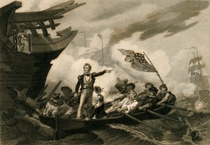 Battle of Lake Erie by Unbekannt
