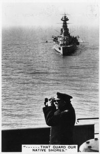 Battlecruiser HMS Hood During Spring Exercises by Unbekannt