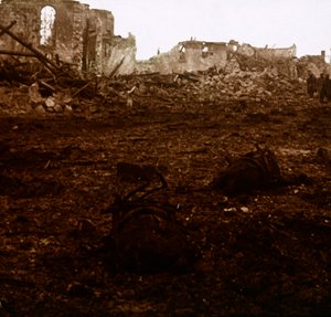Battlefield, Aisne, France