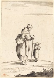 Beggar Woman and Child by Unbekannt
