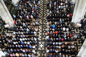 Believers Assembly, Episcopal Ordination, Amiens Cathedral by Unbekannt