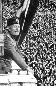 Benito Mussolini, Italian fascist dictator