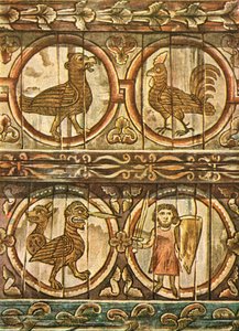 Bestiary ceiling, Metz, France by Unbekannt