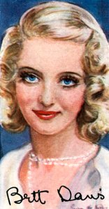 Bette Davis, two-time Academy Award winning American actress