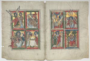Bifolia with Scenes from the Life of Christ