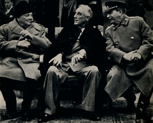 Big Three Conference in the Crimea by Unbekannt