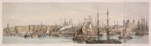 Billingsgate, Custom House and the Tower of London by Unbekannt