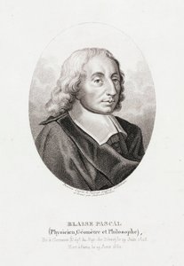 Blaise Pascal, French mathematician, physicist and theologian by Unbekannt