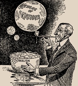Blowing Bubbles. Woodrow Wilson and the League of Nations by Unbekannt