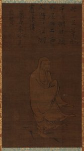 Bodhidharma Crossing the Yangzi on a Reed