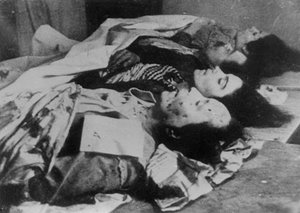 Bodies Laid Out After Being Machine-gunned, Barcelona, Spain, Spanish Civil War