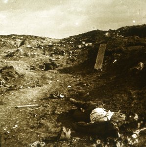 Body, Trenches on the Front Line, Somme, Northern France